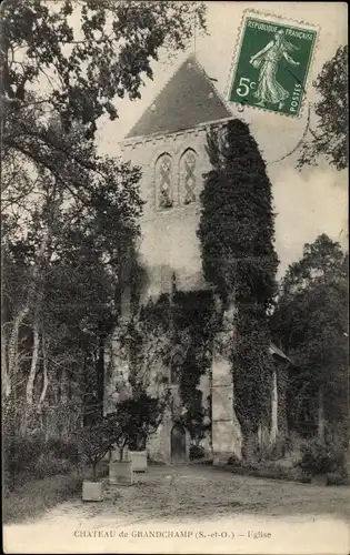 Ak Grandchamp Yvelines, Eglise du Chateau