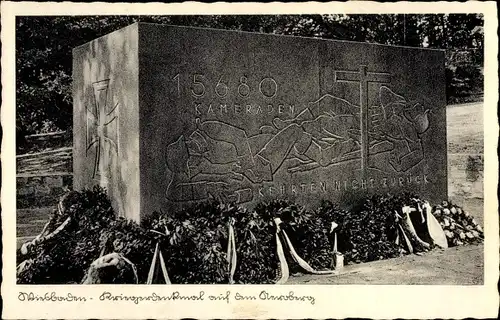 Ak Wiesbaden in Hessen, Kriegerdenkmal auf dem Neroberg