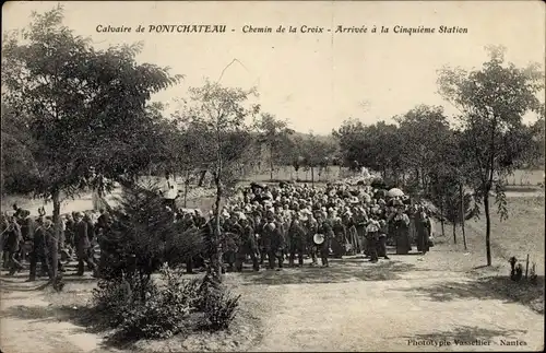 Ak Pontchateau Loire Atlantique, Chemin de la Croix