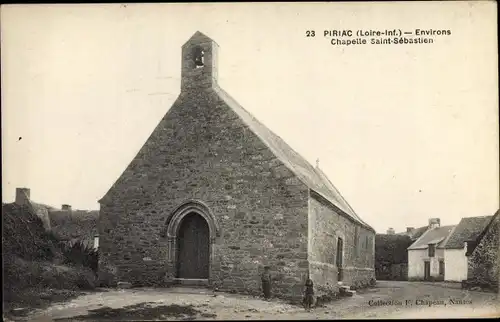 Ak Piriac Loire Atlantique, Chapelle Saint Sebastian