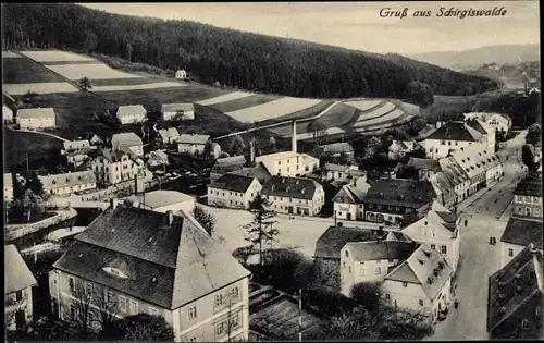 Ak Schirgiswalde in Sachsen, Blick auf den Ort