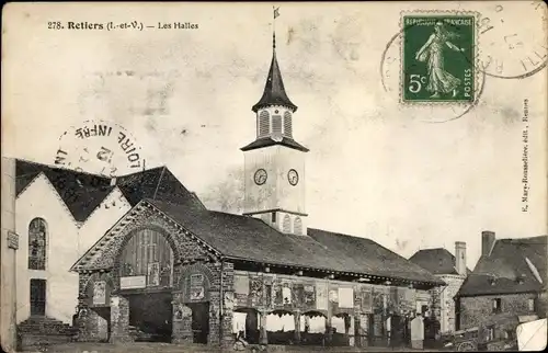 Ak Retiers Ille-et-Vilaine, Les Halles