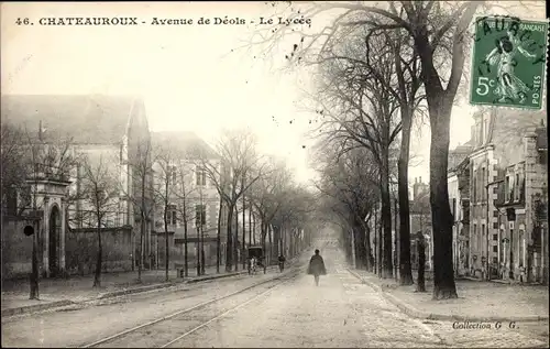 Ak Châteauroux Indre, Avenue de Deols, le lycee