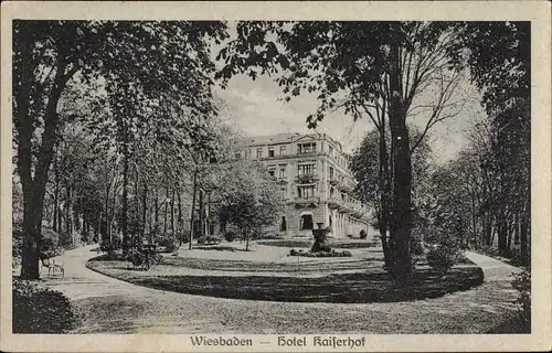 Ak Wiesbaden in Hessen, Hotel Kaiserhof