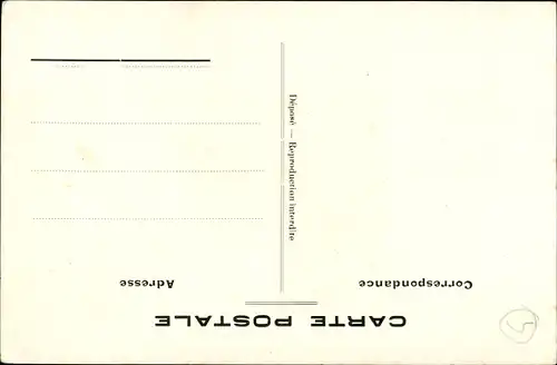 Passepartout Ak Generalissime Joffre