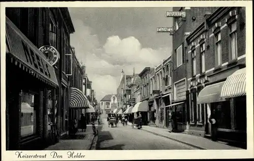 Ak Den Helder Nordholland Niederlande, Keizerstraat, Geschäfte