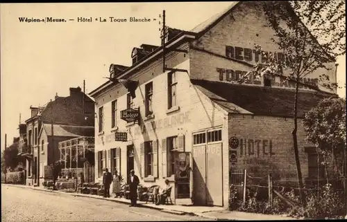 Ak Wepion sur Meuse Namur Wallonien, Hotel La Toque Blanche