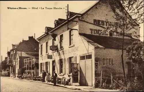 Ak Wepion sur Meuse Namur Wallonien, Hotel La Toque Blanche