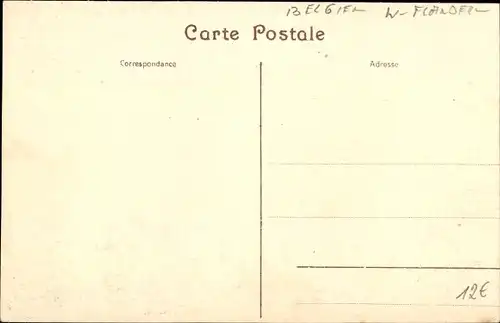 Ak Cortemarck Kortemark Westflandern, Thouroutstraat, Frauen, Kinder