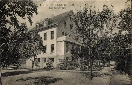 Ak Darmstadt in Hessen, Elisabethenstift, Kinderschule