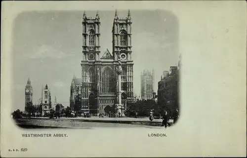 Ak London City England, Westminster Abbey