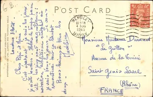 Ak Wembley London City England, High Road