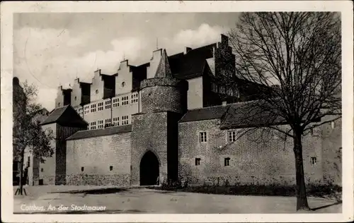 Ak Cottbus in der Niederlausitz, An der Stadtmauer