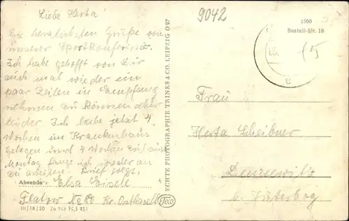 Ak Cottbus in der Niederlausitz, An der Stadtmauer