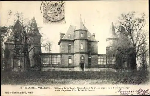 Ak Glaire Ardennes, Chateau de Bellevue