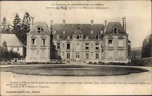 Ak Guignicourt sur Vence Ardennes, Le Chateau