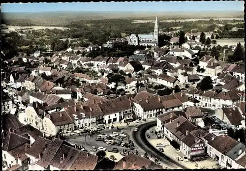 Ak Fayl Billot Haute Marne, La Place de la Barre, Luftbild