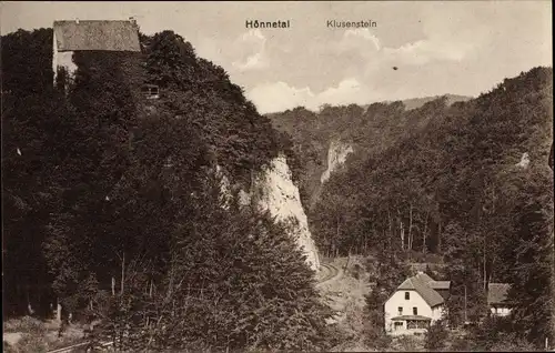 Ak Hönnetal Balve im Sauerland, Klusenstein, Landschaft