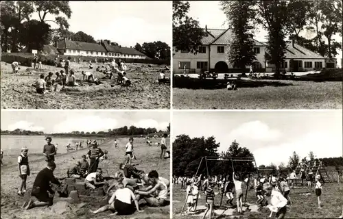 Ak Hamburg Wilhelmsburg Moorwerder, Freiluftschule, Schullandheim