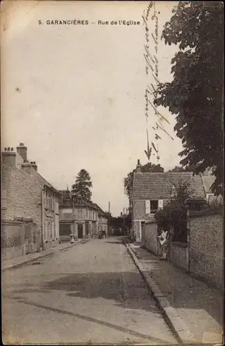 Ak Garancieres Yvelines, Rue de l'Eglise