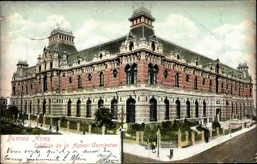 Ak Buenos Aires Argentinien, Edificio de la Aguas Corrientes