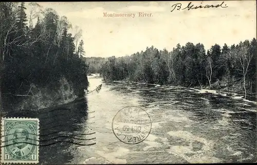 Ak Quebec Kanada, Montmorency River