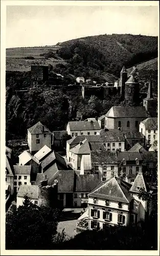 Ak Esch an der Sauer Luxemburg, Blick auf den Ort