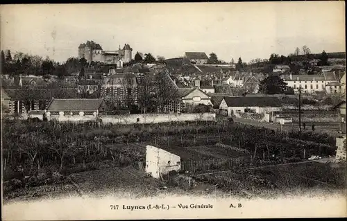 Ak Luynes Indre et Loire, Gesamtansicht