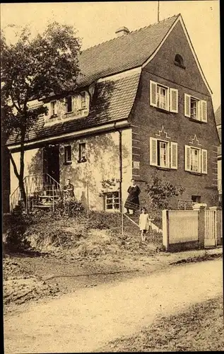 Ak Schönau im Odenwald, Privatpension D. Kuhn Ww., ehem. Gasthaus Zum Löwen