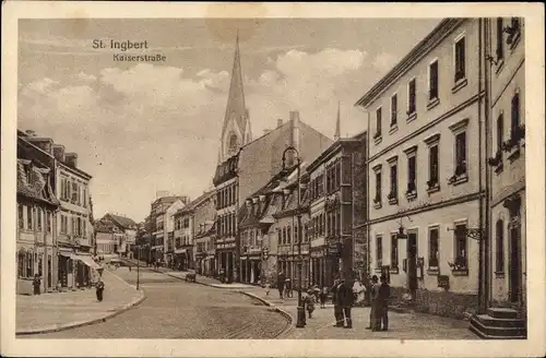 Ak Sankt Ingbert im Saarland, Kaiserstraße