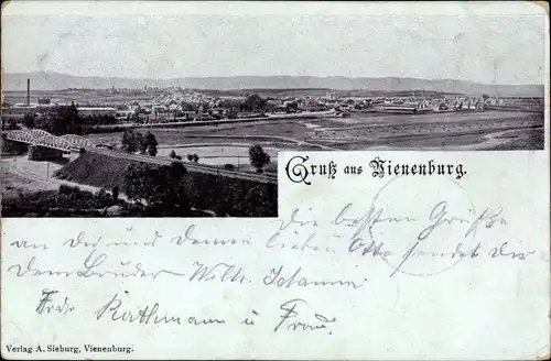 Ak Vienenburg Wöltingerode Goslar am Harz, Blick auf den Ort