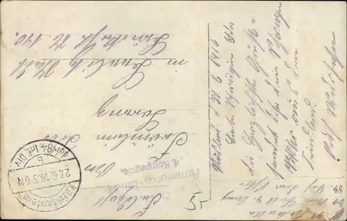 Foto Ak Russland, Soldaten in Uniformen, Rind, I. WK