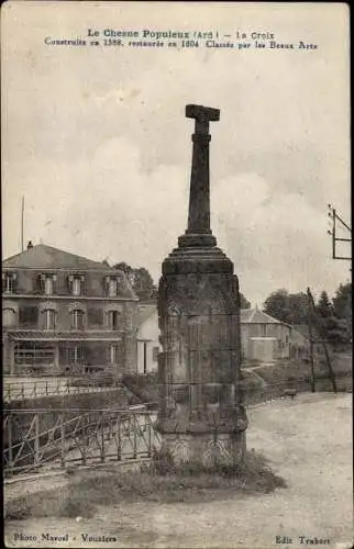 Ak Le Chesne Ardennes, La Croix