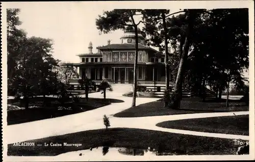 Ak Arcachon Gironde, Le Casino Mauresque