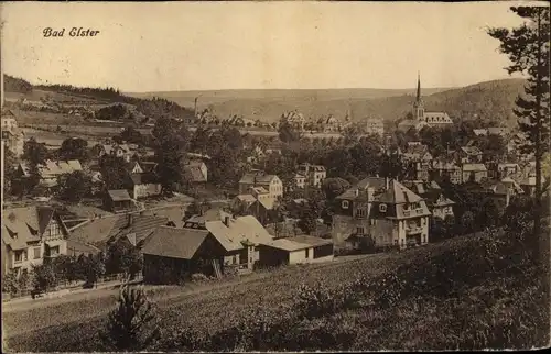 Ak Bad Elster im Vogtland, Gesamtansicht