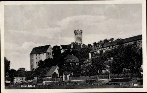 Ak Gnandstein Frohburg in Sachsen, Burg