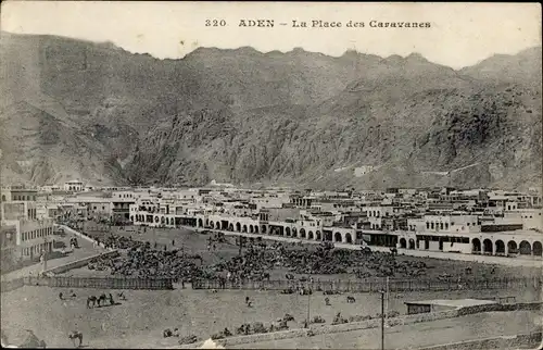 Ak Aden Jemen, La Place des Caravanes