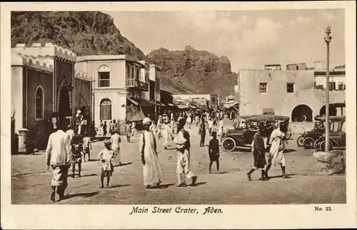 Ak Aden Jemen, Main Street Crater