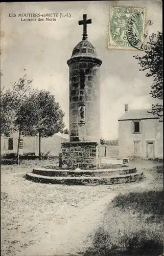 Ak Les Moutiers en Retz Loire Atlantique, Lanterne des Morts