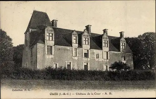 Ak Cheillé Indre et Loire, Château de la Cour