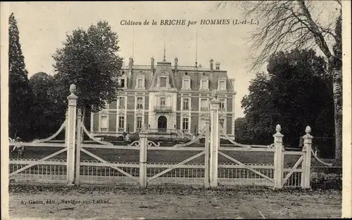 Ak Hommes Indre et Loire, Château de la Briche