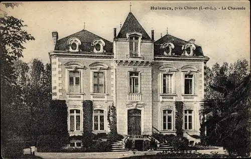 Ak Huismes Indre et Loire, La Chaussée