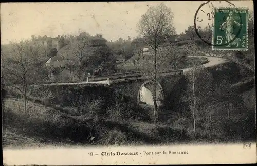 Ak Cluis Indre, Pont sur la Bouzanne