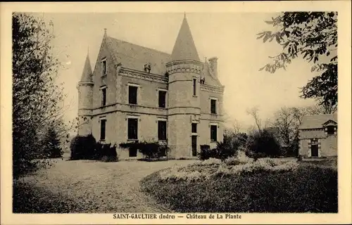 Ak Saint Gaultier Indre, Chateau de la Plante
