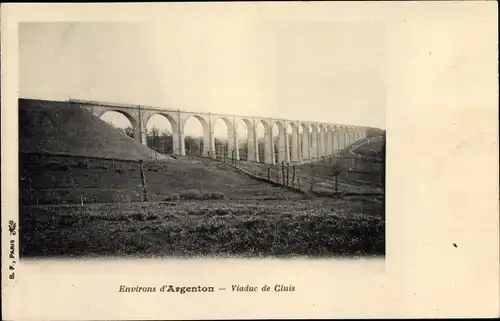 Ak Argenton sur Creuse Indre, Viaduc de Cluis