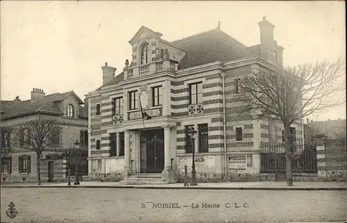 Ak Noisiel Seine-et-Marne, La Mairie