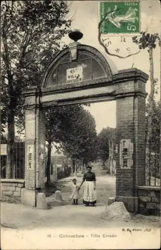 Ak Colombes Hauts de Seine, Villa Kresser