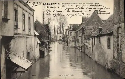 Ak Nonancourt Eure, Sur les bords de l'Avre