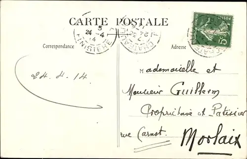 Ak Le Faou Finistère, Kirche