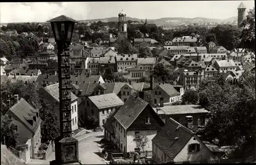 Ak Auerbach im Vogtland, Totalansicht der Ortschaft